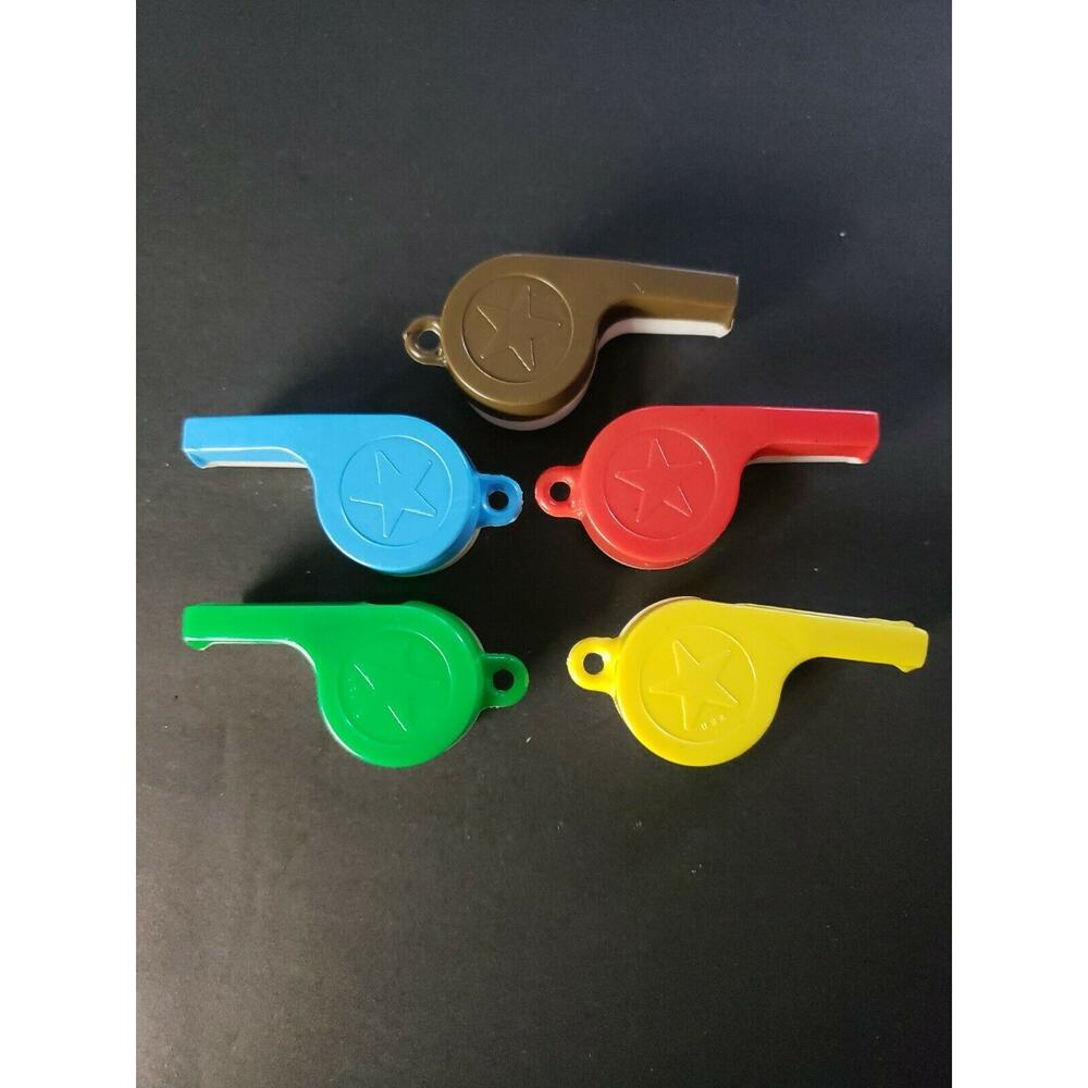 Vintage Gumball Vending Machine Toy Whistle Lot of 5 Charms New‎ Old Stock
